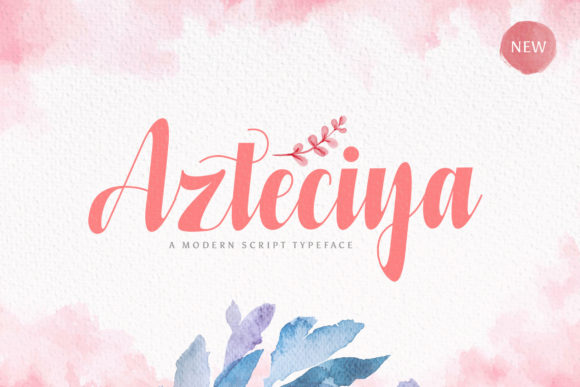 Azteciya: A Delicate Handwritten Font for Elegant Editorial Design