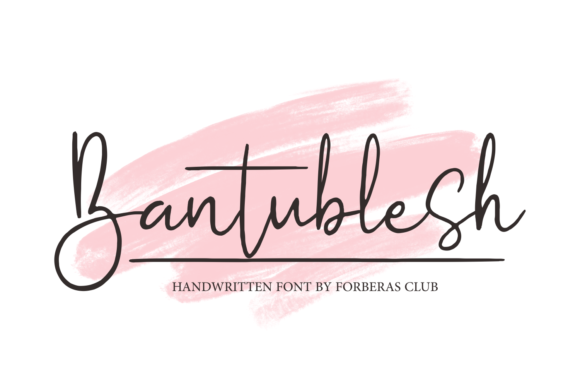 Bantublesh Font: Elevating Campaign Visuals with Elegant Script
