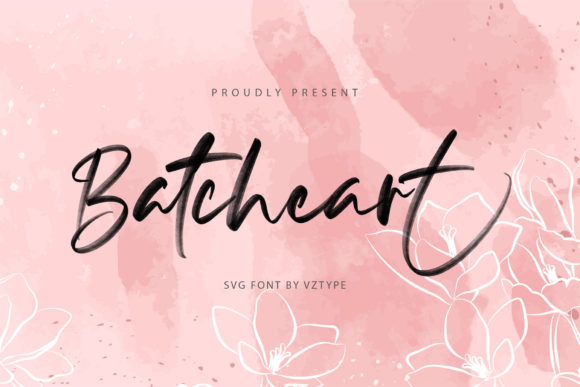 Batcheart: A Chic Handwritten Font for Modern Business Branding