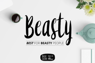 Beasty: A Versatile Handwritten Font for Playful Campaign Graphics