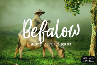 Befalow Font: A Simple Brush Typeface for Scroll-Stopping Marketing Design
