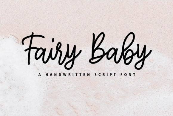 Fairy Baby: A Sweet Handwritten Font for Crafters and Makers