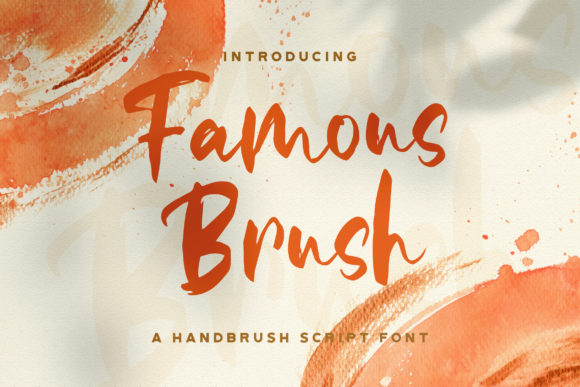 Famous Brush: The Script Handwritten Font That Elevates Campaign Design