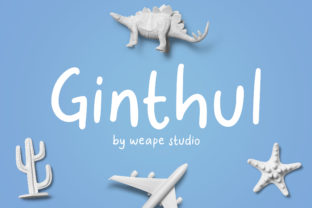 Ginthul: A Playful Handwritten Font for Joyful Editorial Designs