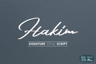 Hakim: A Luxurious Handwritten Font for High-Impact Campaign Visuals