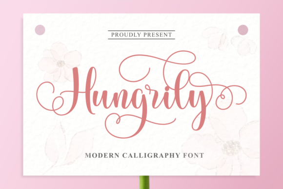 Hungrily: A Sweet Handwritten Font for Modern Branding Projects
