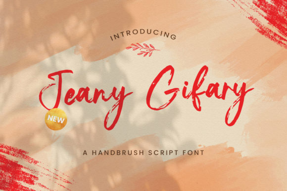 Jeany Gifary: A Rough-Textured Handwritten Font That Brings Personality to Every Maker’s Project