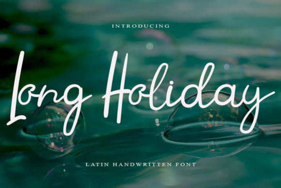 Long Holiday: A Handwritten Font for Business Branding