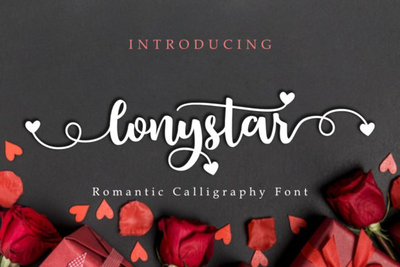 Lonystar: A Romantic Handwritten Font for Business Branding