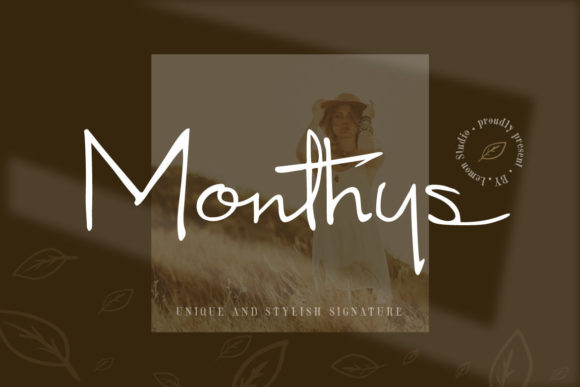Monthys Font Review for Handmade Branding and Packaging