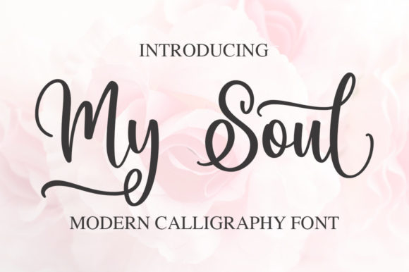 My Soul Font for Handmade Branding and Crafts