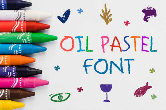 Oil Pastel: A Colorful Handwritten Font for Editorial Design