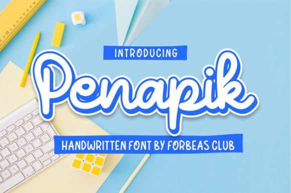 Penapik Font: Elegant Script for Handmade Labels
