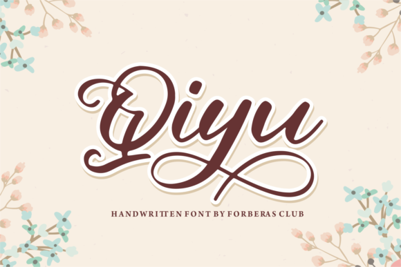 Qiyu Font: Elegant Script for Handmade Products