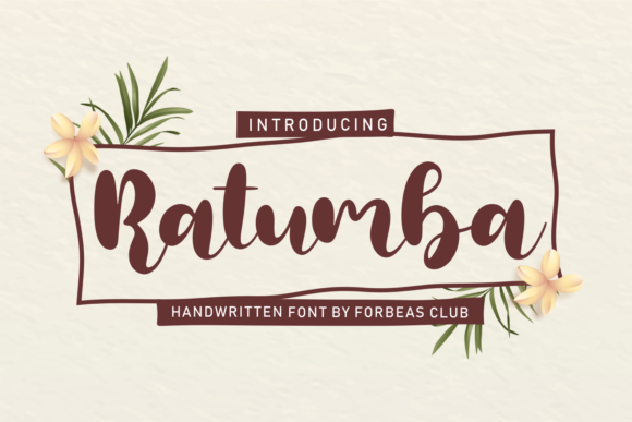 Ratumba Font: Elevating Boutique Branding with Elegant Script