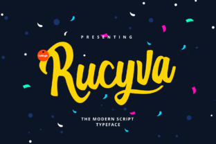 Rucyva Slova: A Modern Handwritten Font for Makers and Brand Lovers