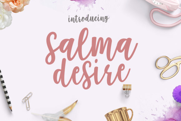 Salma Desire: Elegant Script Font Review