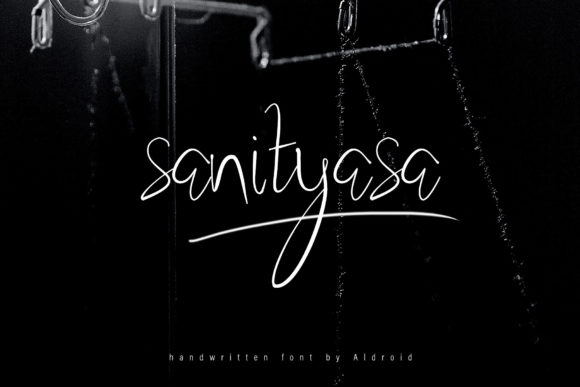 Sanityasa Font Review: Connected Script for Organic Branding