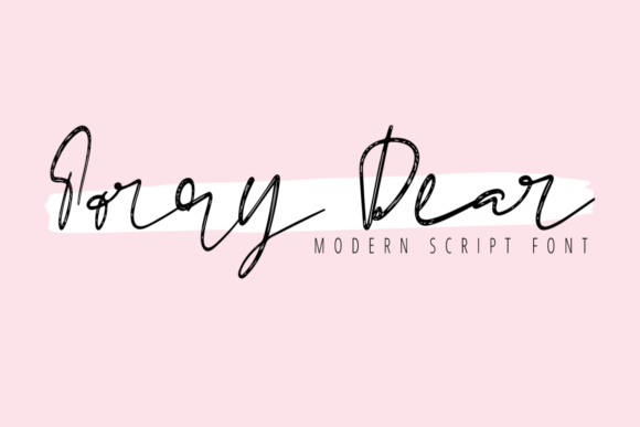 Sorry Dear Font: Delicate Script for Editorial Design