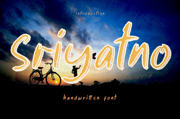 Sriyatno Font: Elevating Campaign Visuals with Modern Script