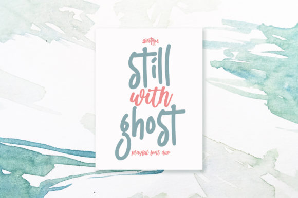 Still with Ghost Font for Playful Handmade Crafts