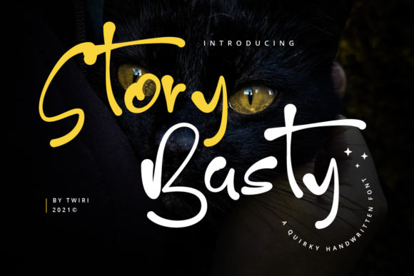 Story Basty Quirky Handwritten: A Relaxed Script Font for Editorial Design and Digital Publishing