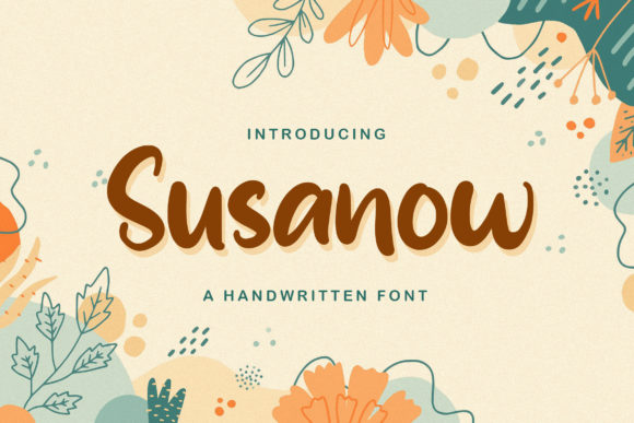 Susanow: A Delicate Handwritten Font for Elegant Branding Projects