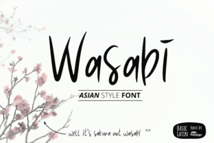 Wasabi: A Modern Handwritten Font for Small Business Branding